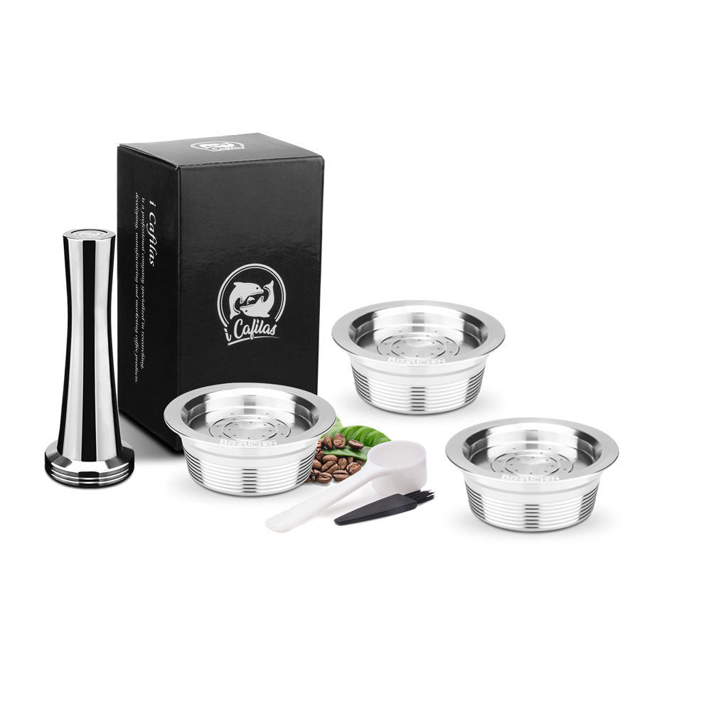 Eco-Friendly Coffee Pods Home & Office coffee capsule Reusable Stainless Steel Coffee Capsules for Lavazza A Modo Mio Jolie & Espria