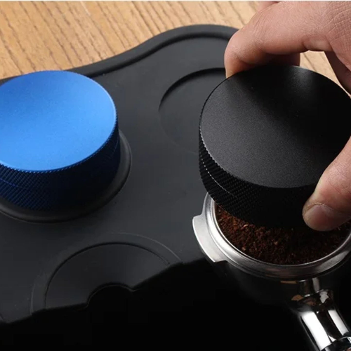 Silicone Coffee Tamper Mat – Anti-Slip Espresso Tamping Pad for Barista Tools