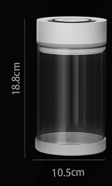 Cafe' Ciro Electric Vacuum Glass Storage Sealed Jar