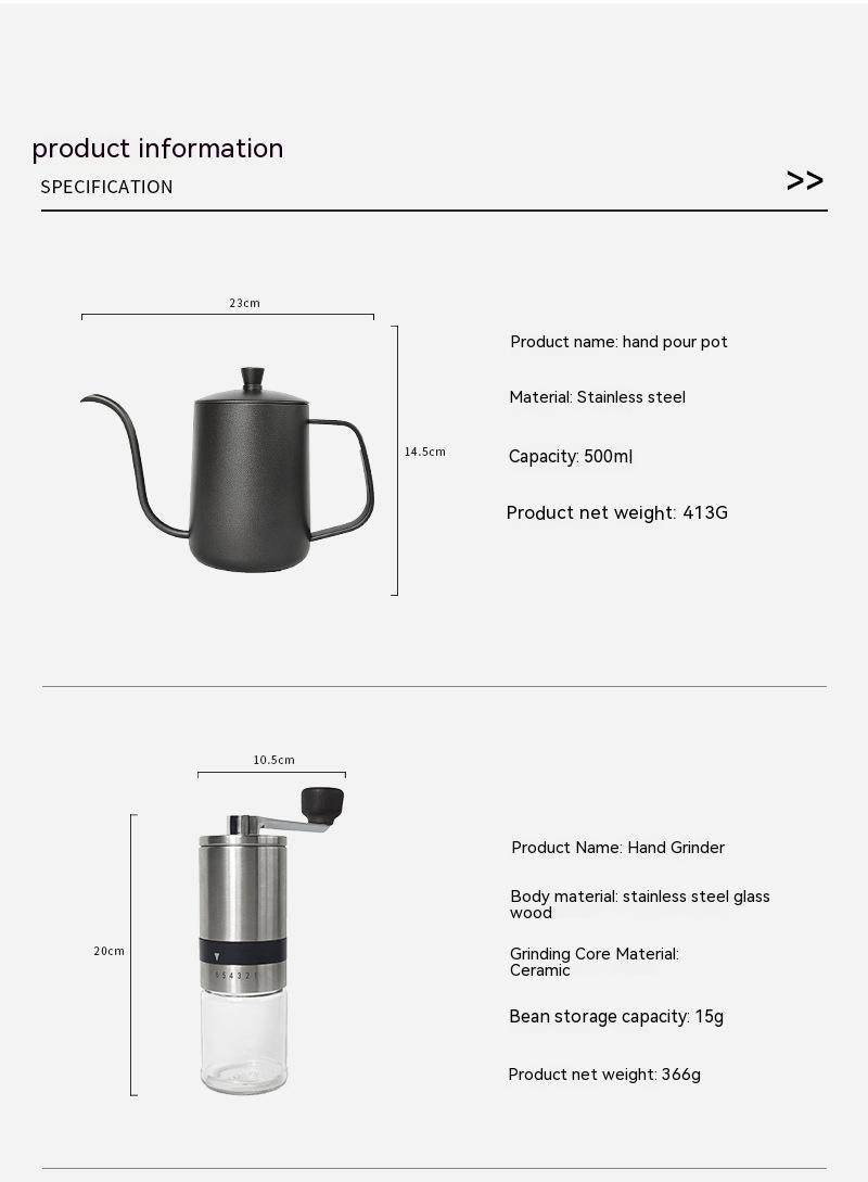 Drip Filter Coffee Pot Set |Household Handmade Coffee Pot Set |Cafe Ciro