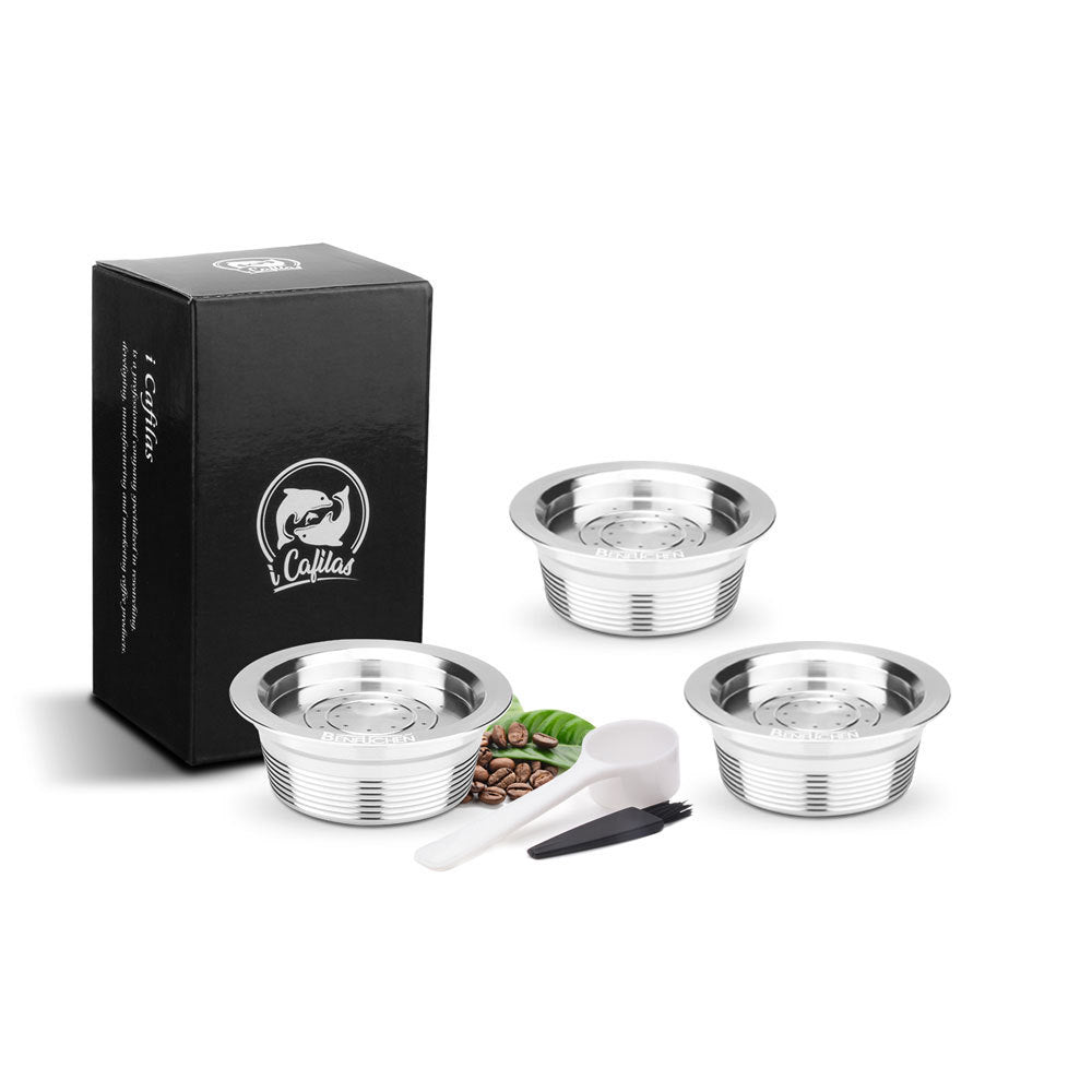 Eco-Friendly Coffee Pods Home & Office coffee capsule Reusable Stainless Steel Coffee Capsules for Lavazza A Modo Mio Jolie & Espria