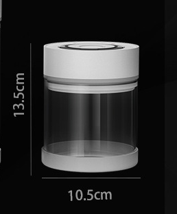 Cafe' Ciro Electric Vacuum Glass Storage Sealed Jar