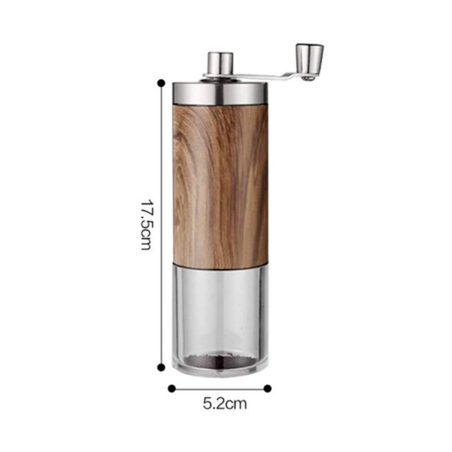 Portable Hand-Cranked Coffee Bean Grinder – Freshly Ground Coffee Anytime, Anywhere