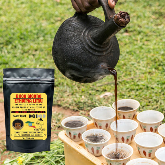 Buon Giorno Ethiopia Limu – Single Origin Ethiopian Coffee | 100% Arabica Heirloom Beans