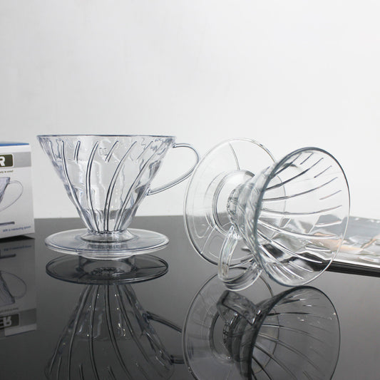 Single Origin Coffee Cone Shaped Simple Spiral Diversion Filter Cup