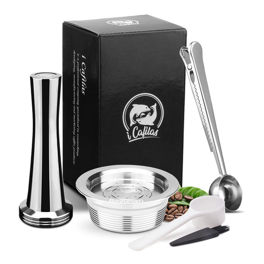 Eco-Friendly Coffee Pods Home & Office coffee capsule Reusable Stainless Steel Coffee Capsules for Lavazza A Modo Mio Jolie & Espria