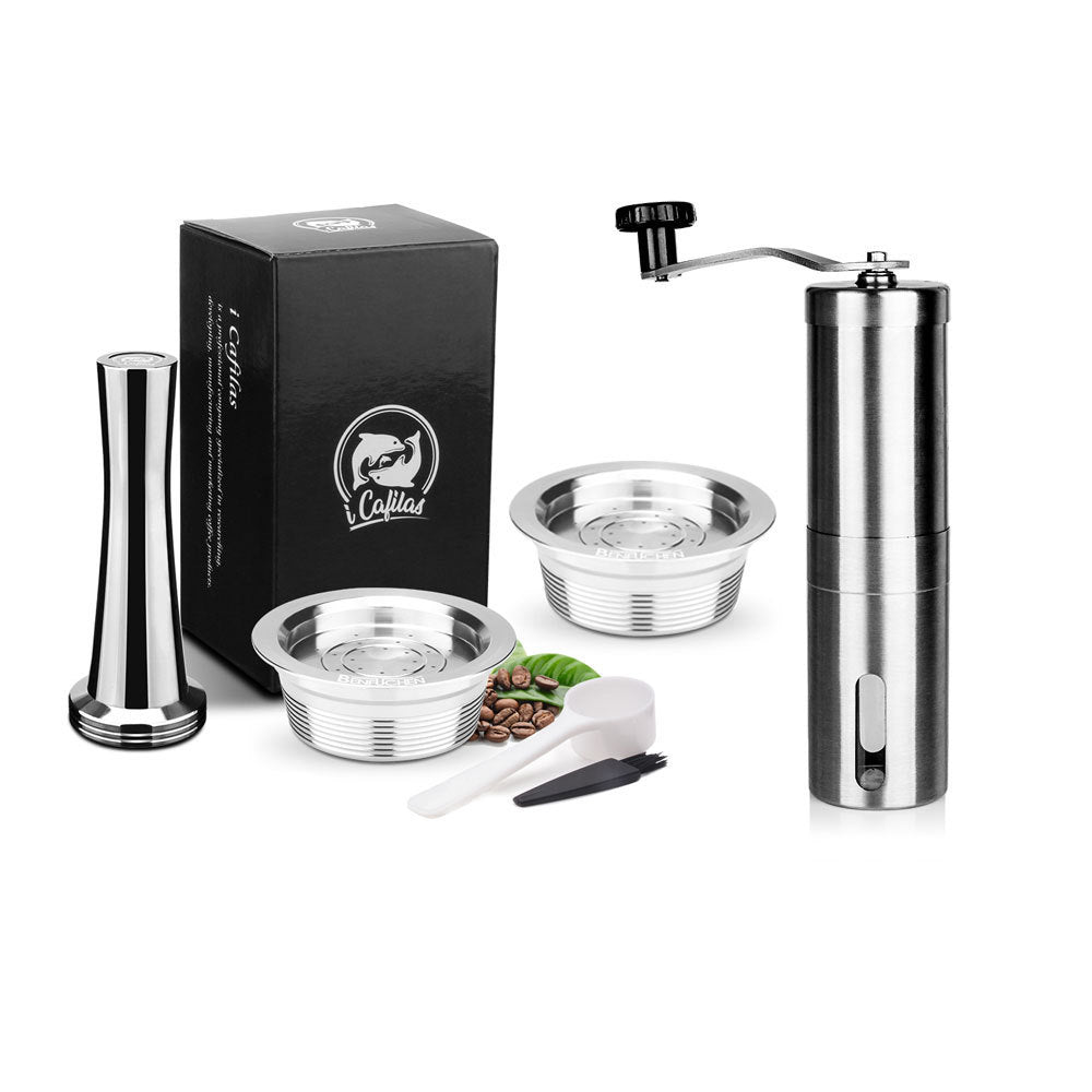 Eco-Friendly Coffee Pods Home & Office coffee capsule Reusable Stainless Steel Coffee Capsules for Lavazza A Modo Mio Jolie & Espria